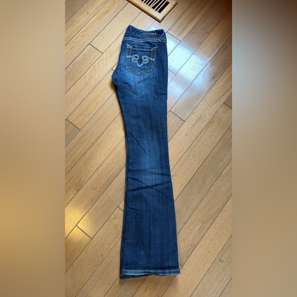 Express Dark Blue Boot Cut Jeans